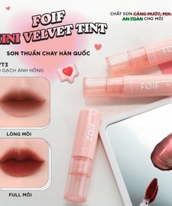 [FOIF BY MERZY] Son Kem Lì Thuần Chay, Mịn Mượt Lâu Trôi FOIF Daily Velvet Tint 3g
